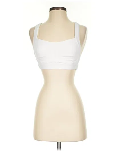 Pre-owned Fp Movement Tank Top White Strapless Neckline Tops