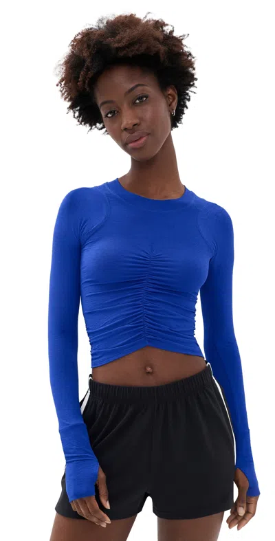 Fp Movement Tempo Ruched Top Electric In Blue