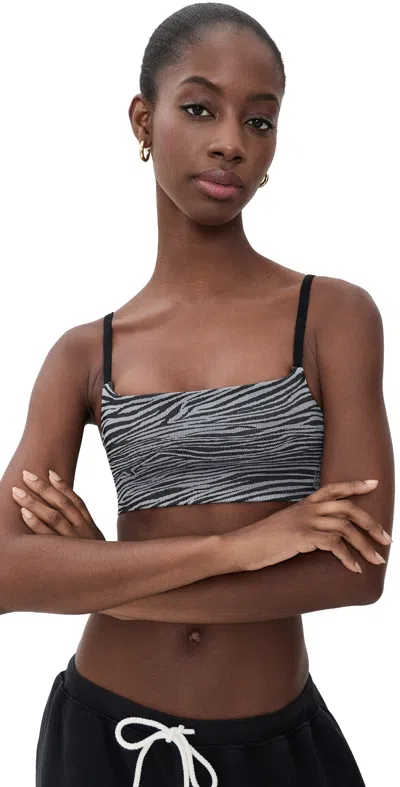 Fp Movement Tighten Up Printed Bra Black Zebra