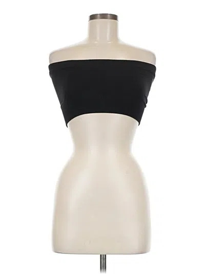 Pre-owned Fp Movement Tube Top Black Strapless Neckline Tops