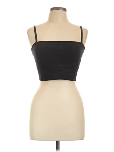 Pre-owned Fp Movement Tube Top Black Strapless Neckline Tops