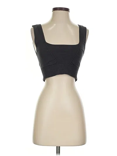 Pre-owned Fp Movement Tube Top Black Strapless Neckline Tops