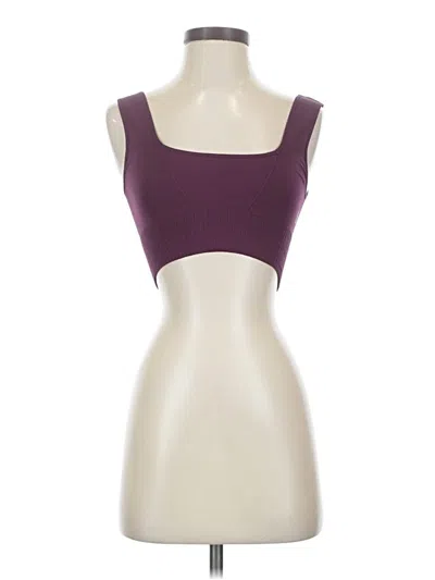 Pre-owned Fp Movement Tube Top Burgundy Strapless Neckline Tops
