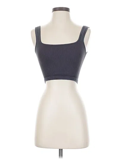 Pre-owned Fp Movement Tube Top Gray Strapless Neckline Tops
