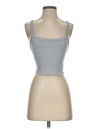 Pre-owned Fp Movement Tube Top Gray Strapless Neckline Tops