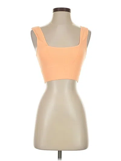 Pre-owned Fp Movement Tube Top Orange Strapless Neckline Tops