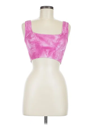 Pre-owned Fp Movement Tube Top Pink Strapless Neckline Tops