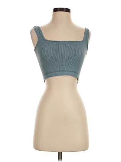 Pre-owned Fp Movement Tube Top Teal Strapless Neckline Tops