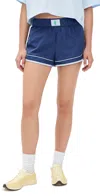 Fp Movement Varsity Blues Shorts Black Grape In Blue
