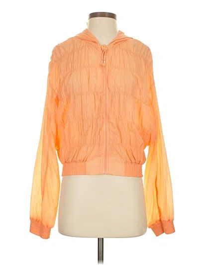 Pre-owned Fp Movement Windbreaker Jacket In Orange