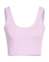 Fp Movement Woman Top Lilac Size L Cotton, Elastane In Purple