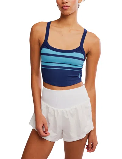 Fp Movement Women's All Clear Striped Cami In Blue