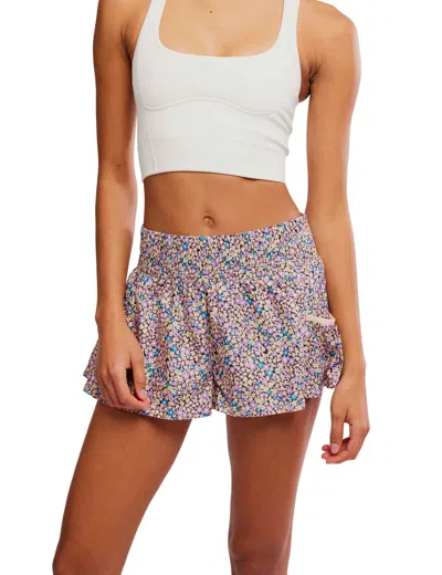 Fp Movement Women's Get Your Flirt On Printed Shorts In Multi