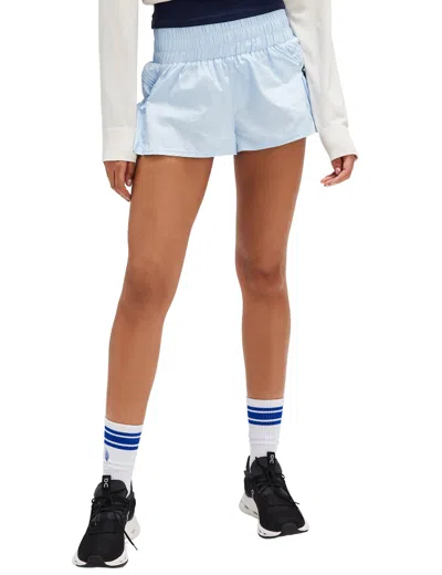 Fp Movement Women's Get Your Flirt On Shorts In Blue