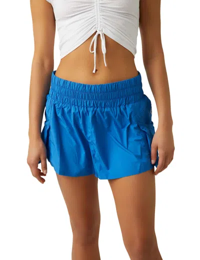Fp Movement Women's Get Your Flirt On Shorts In Blue