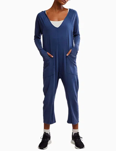 Fp Movement Women's Hot Shot Long-sleeve Onesie In Blue