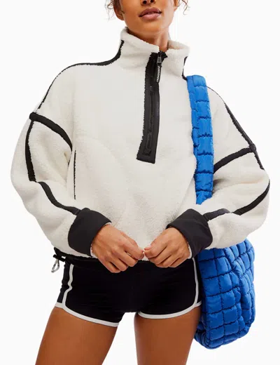 Fp Movement Women's Mountain High 1/2 Zip Fleece In White