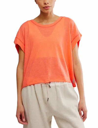 Fp Movement Women's My Time Tee In Orange