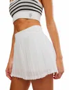 Fp Movement Women's Rally Ruffle Mini Skirt In White