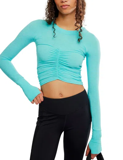 Fp Movement Women's Tempo Ruched Long Sleeve In Blue