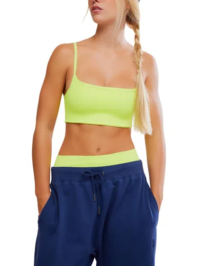 Fp Movement Women's Tighten Up Mini Sports Bra In Yellow