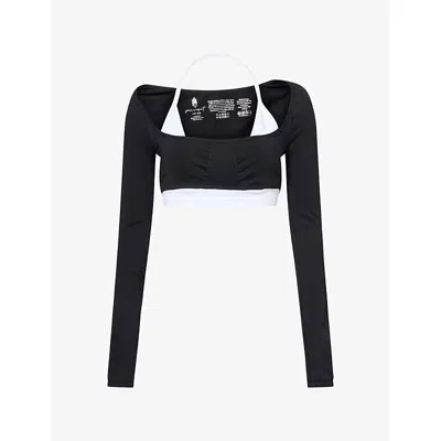 Fp Movement Womens Good Karma Ultra Crop Top Black Xs