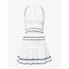 Fp Movement Womens Skyline Combo Free People X  Advantage Top And Skort Jersey Set In White