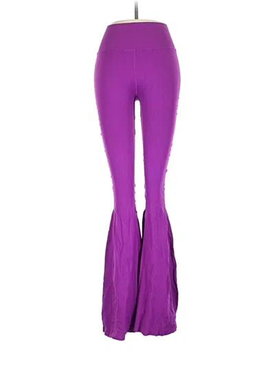 Pre-owned Fp Movement Yoga Pants In Purple