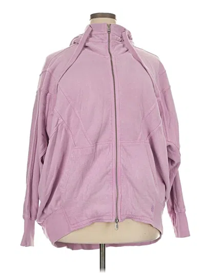 Pre-owned Fp Movement Zip Up Hoodie In Purple