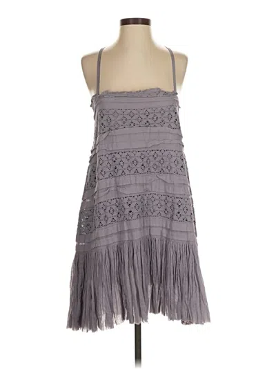 Pre-owned Fp One Casual Dress In Gray