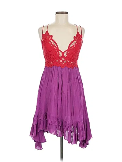 Pre-owned Fp One Cocktail Dress In Purple