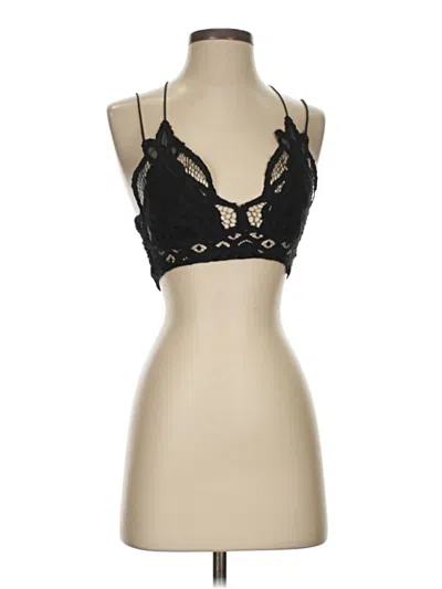 Pre-owned Fp One Sleeveless Top Black Halter Neckline Tops