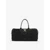 Fpm - Fabbrica Pelletterie Milano Butterfly Woven Duffle Suitcase In Ebony