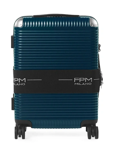 Fpm Men's Bank Zip Deluxe 55m Suitcase In Blue