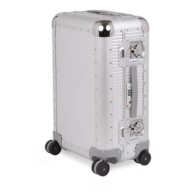 Fpm Milano Bank S 68 Wheeled Carry On Suitcase In Silver