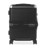 Fpm Milano Bank Zip Deluxe Carry On Suitcase In Eclipse Black