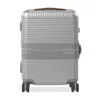 Fpm Milano Bank Zip Deluxe Carry On Suitcase In Glacier Grey