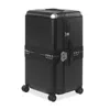 Fpm Milano Bank Zip Deluxe Trunk Suitcase In Eclipse Black