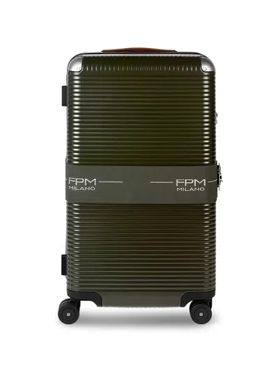 Fpm Milano Bank Zip Dlx Butterfly Lock Luggage In Green