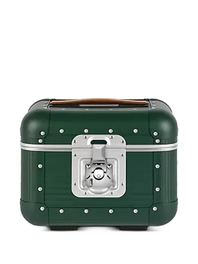 Fpm Milano Butterfly-lock Bank Vanity Case In Green