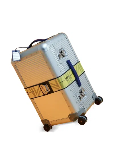 Fpm Milano Butterfly-lock Elastic Belt In Metallic