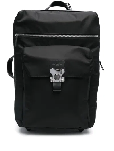 Fpm Milano Butterfly Luggage Bag In Black