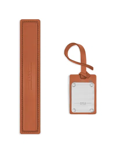 Fpm Milano Italian Leather Handle In Brown