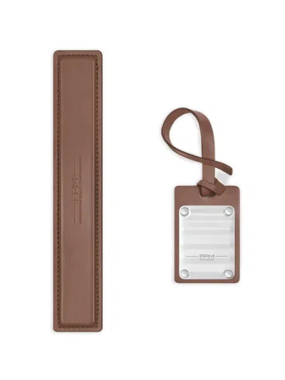 Fpm Milano Leather Tag In Brown