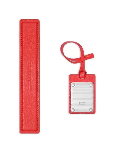 Fpm Milano Logo-detail Address Tag In Red