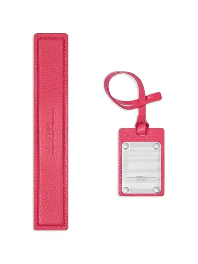Fpm Milano Logo-detail Handle In Pink