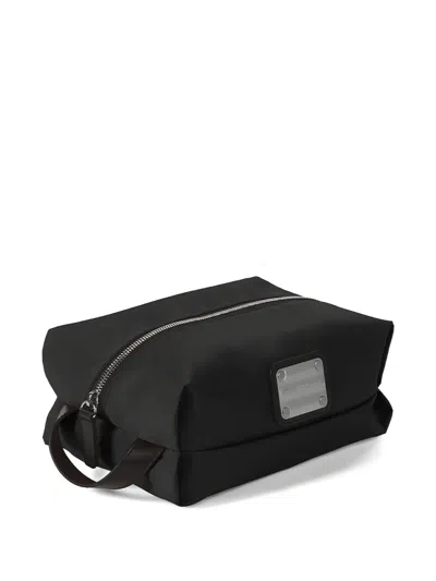Fpm Milano Logo-detail Luggage In Black