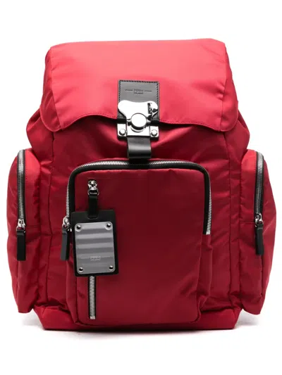 Fpm Milano Drawstring-fastening Backpack In 红色