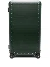 Fpm Milano Stud-details Four-wheel Trolley In Green