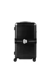 Fpm Milano X 10 Corso Como Ribbed Trolley In Black